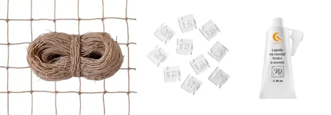 Montáž sítě na balkon bez vrtání